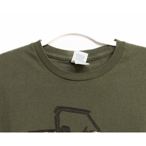 Delta Pro Weight Mens Green T Shirt Graphic Crew Neck Pullover Short Sleeve 2XL - Picture 6 of 7